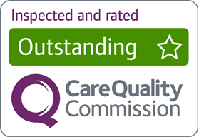 Inspected and rated Outstanding by the Care Quality Commission