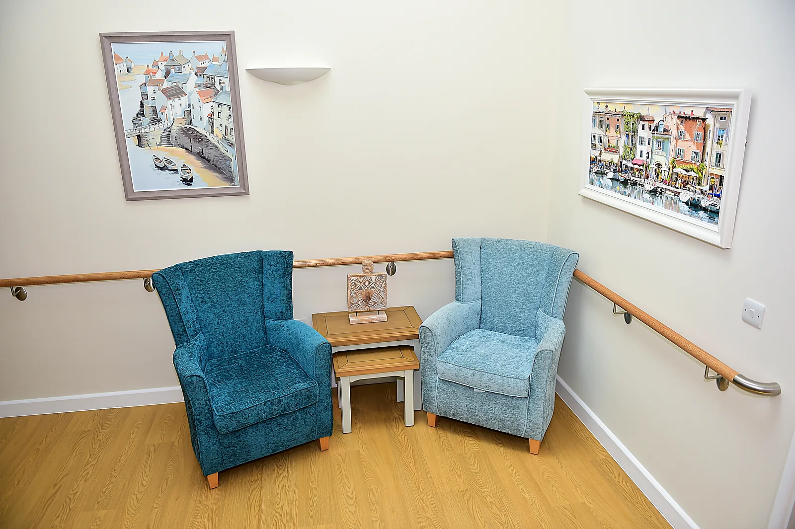A calm therapy and activity space