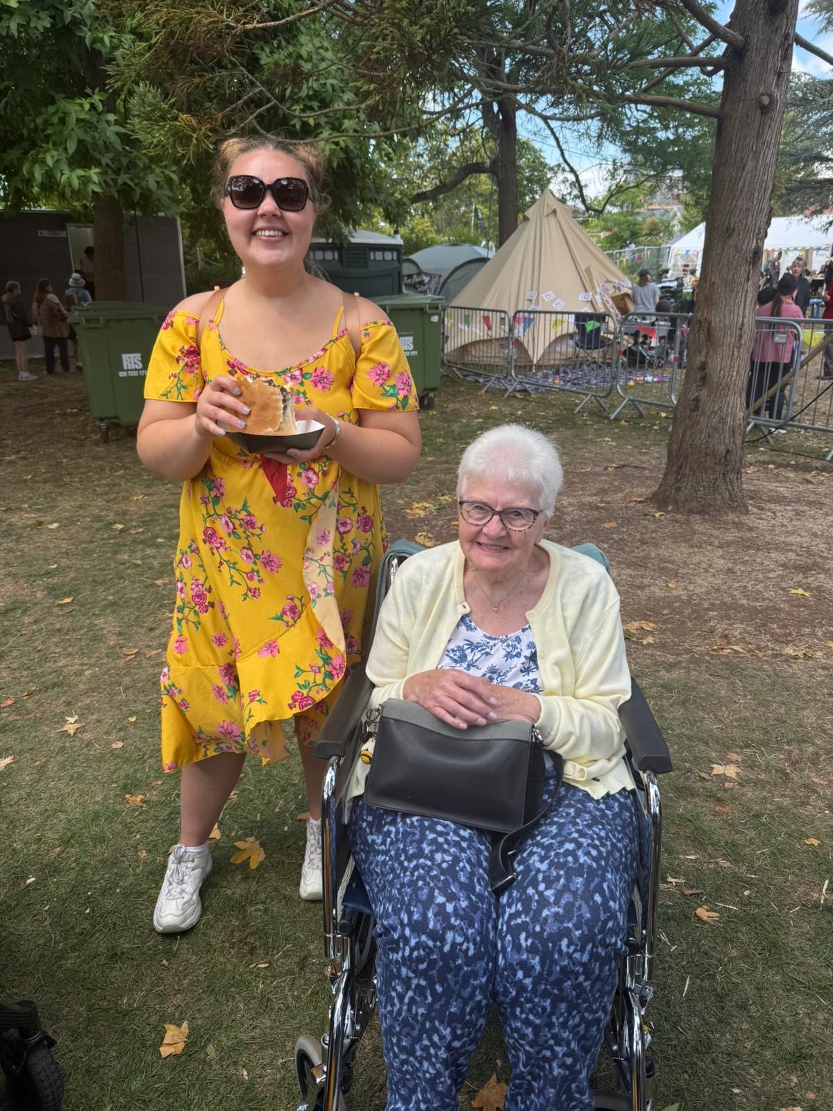 A happy moment at Castle House